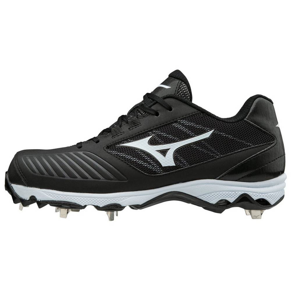 Mizuno 9-Spike Advanced Sweep 4 Kısa Metal - Bayan Softball Ayakkabı - Siyah/Beyaz Türkiye (WJDCFG-3